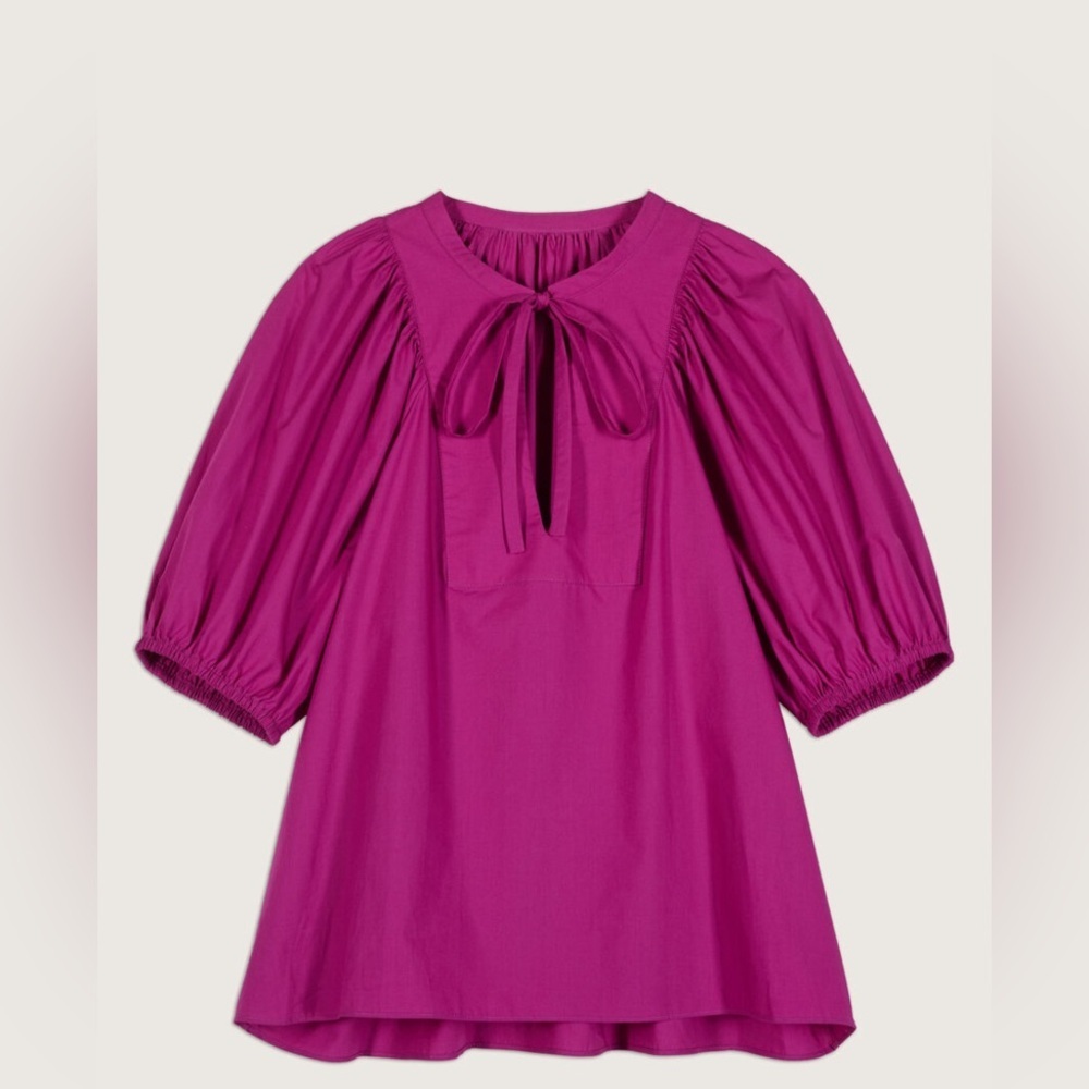 NWT BA&SH Paris Jamie Top in Fuchsia Size XS - Picture 1 of 10